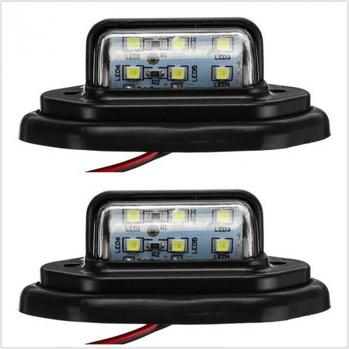 Set 2 Lampi numar LED  lumina alba Voltaj 12V-24V [2]