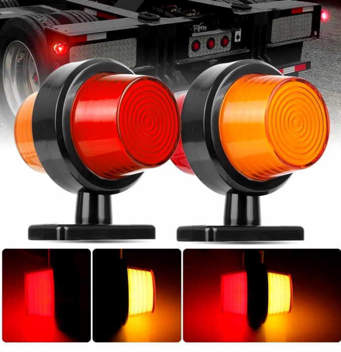 Set 2 Lampi pozitie LED Rosu-Galben 12-24V [1]
