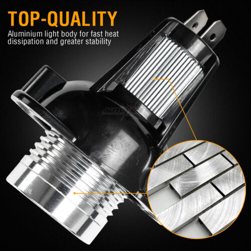 Set 2 LED becuri Angel Eyes, 12V pentru BMW E90 E91 cu Canbus [3]