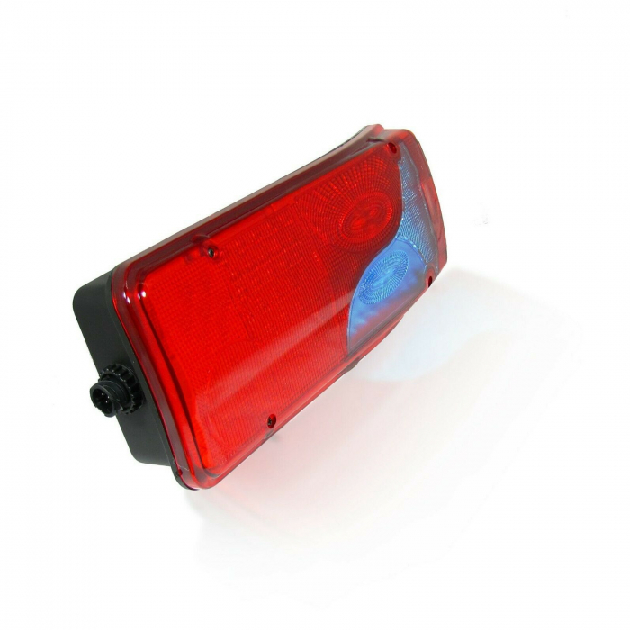 Set 2 Led Lampi Stop Auto  6 Functii, Daf Iveco Scania Volvo Man Renault 24V [5]