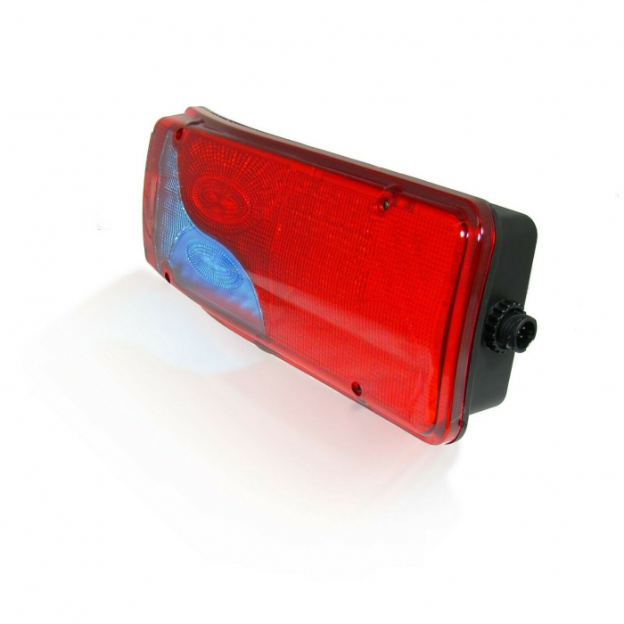 Set 2 Led Lampi Stop Auto  6 Functii, Daf Iveco Scania Volvo Man Renault 24V [11]