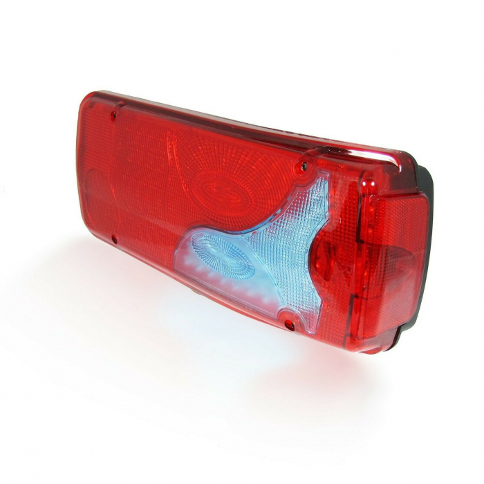 Set 2 Led Lampi Stop Auto  6 Functii, Daf Iveco Scania Volvo Man Renault 24V [10]