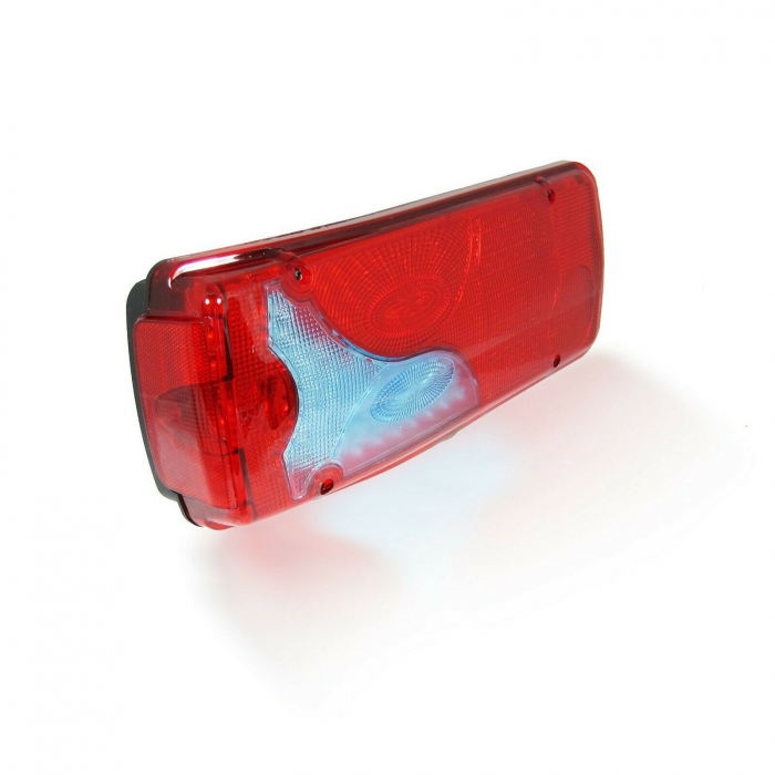 Set 2 Led Lampi Stop Auto  6 Functii, Daf Iveco Scania Volvo Man Renault 24V [9]