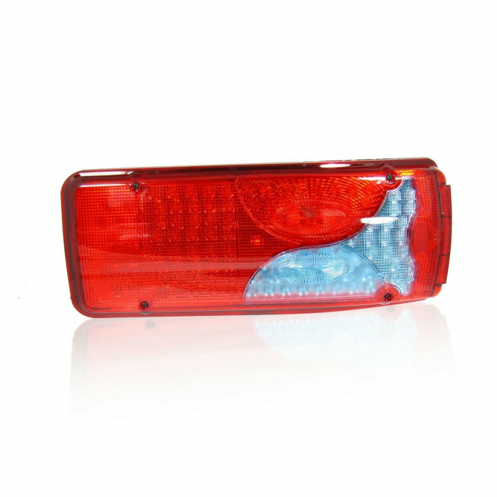 Set 2 Led Lampi Stop Auto  6 Functii, Daf Iveco Scania Volvo Man Renault 24V [4]