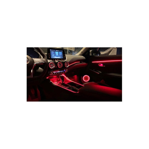 Set 2 lumini ambientale LED RGB DIGITAL, poate afisa mai multe culori in acelasi timp pentru banda LED tip apa curgartoare, cu aplicatie BTT Cod: ZC02 [3]
