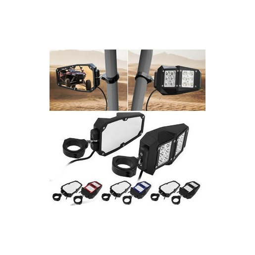 Set 2 oglinzi universale compatibile UTV sau Maverick X3 cu proiectoare [1]