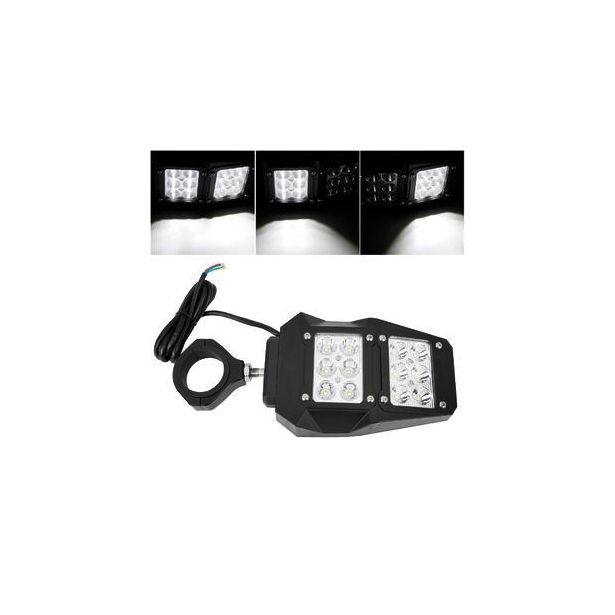 Set 2 oglinzi universale compatibile UTV sau Maverick X3 cu proiectoare [4]