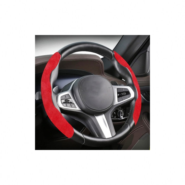 Set 2 ornamente volan Alcantara diverse culori [1]