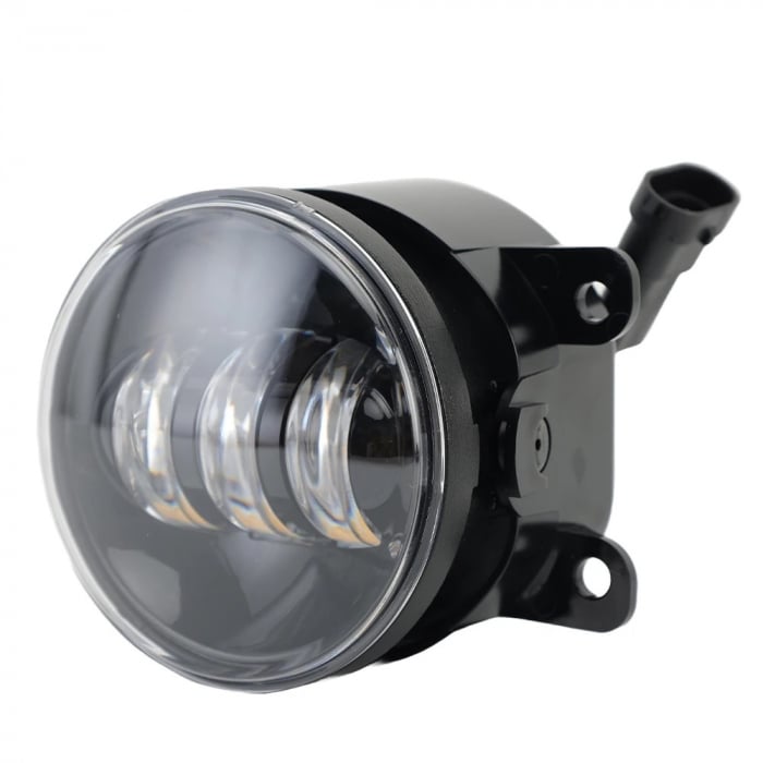 Set 2 proiectoare ceata LED Dacia, Renault, Ford, Citroen, Suzuki, lumina alba, diamentru Ø91 mm 12V, carcasa aluminiu, mufa H8/H11 [7]