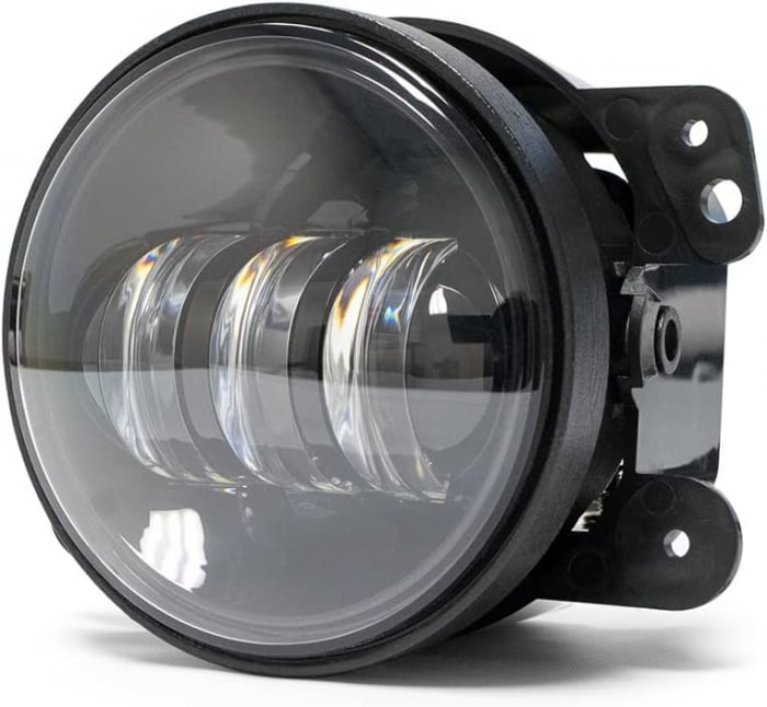 Set 2 proiectoare ceata LED Dacia, Renault, Ford, Citroen, Suzuki, lumina alba, diamentru Ø91 mm 12V, carcasa aluminiu, mufa H8/H11 [5]