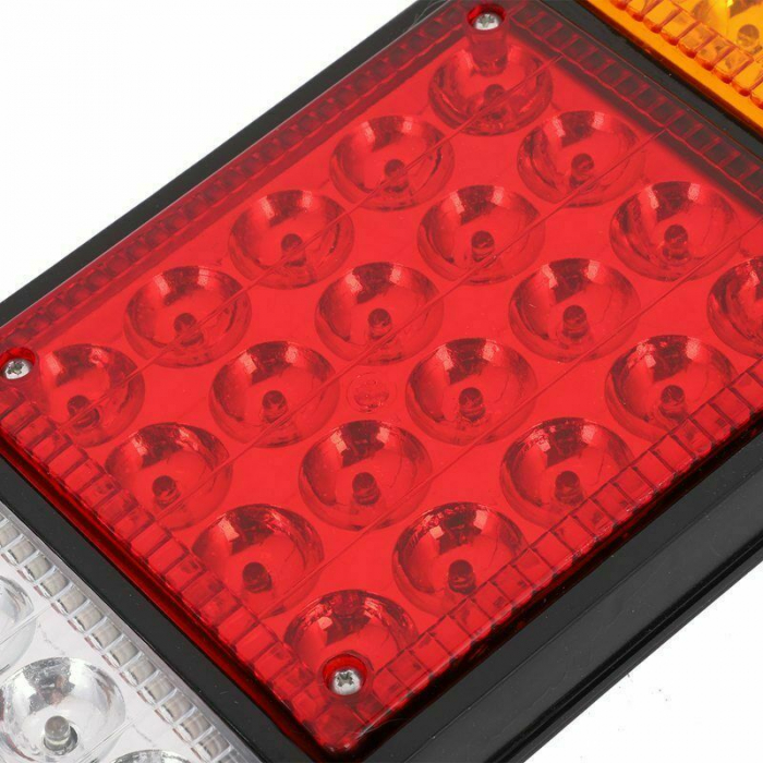 Set 2  Lampi Spate Auto LED  Universale, 4 Functii, Remorca, Camion, Trailer, 12V [9]