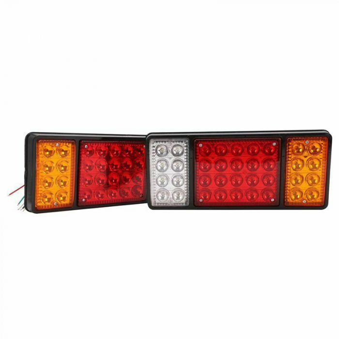 Set 2  Lampi Spate Auto LED  Universale, 4 Functii, Remorca, Camion, Trailer, 12V [2]