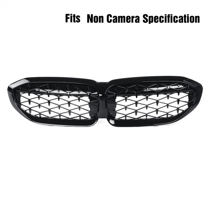 Set  Grile Centrale Pentru 2019-2021 BMW Seria 3 G20 Sedan (Toate modelele) Pentru Seria 3 G21 Touring, G28 Sedan [3]