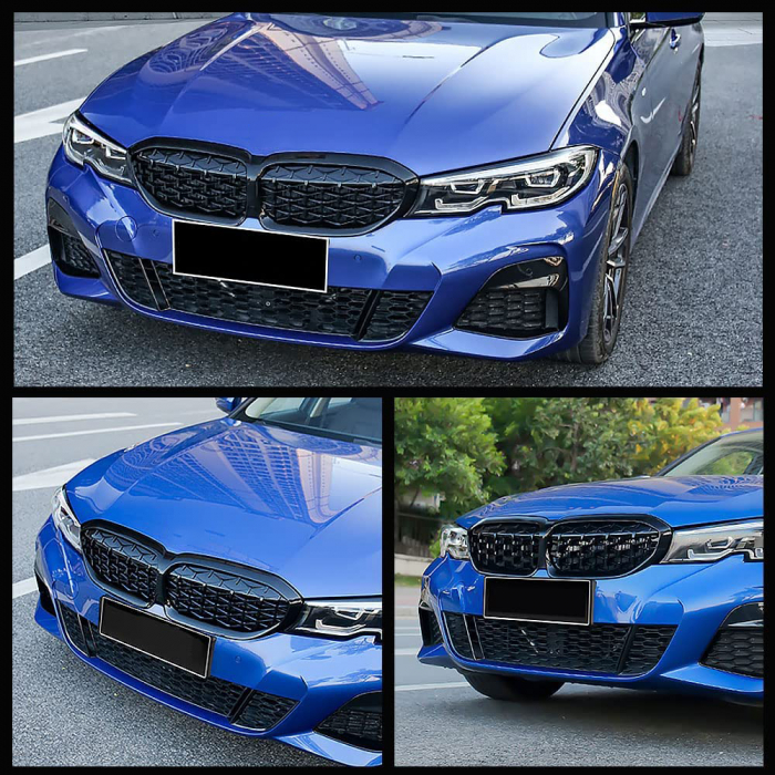 Set  Grile Centrale Pentru 2019-2021 BMW Seria 3 G20 Sedan (Toate modelele) Pentru Seria 3 G21 Touring, G28 Sedan [11]