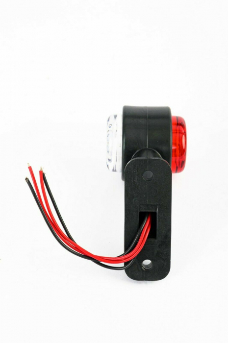 Set Lampi Laterale LED Flexzon,7.5cm, Pentru Gabarit 12v - 24v, Rosu, Alb [6]