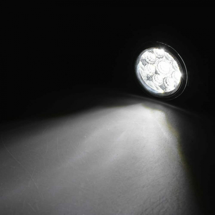 Set 2 Proiectoare de Ceata Albe, Sticla clara, Becuri H11, Dedicata Dacia, Ford, Opel, Renault, Citroen [5]