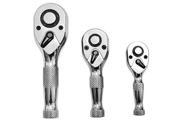 Set 3 Clichet Scurt 1/2 3/8 1/4 Inch - Crom Jbm [1]