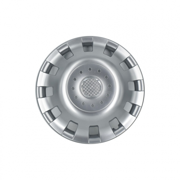 Set 4 capace roti Argintiu 16″ pentru dube / Model Bombat [1]