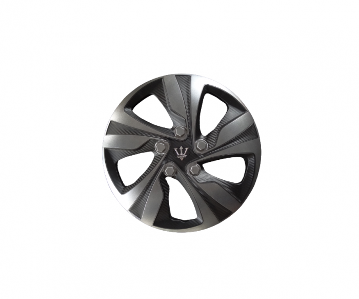 Set 4 capace roti model EVO negru+gri antracit 15" Cod: WX1-1GR-15 [1]