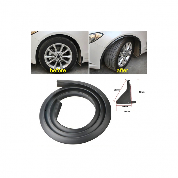Set 4 ornamente protectie aripa din cauciuc [1]