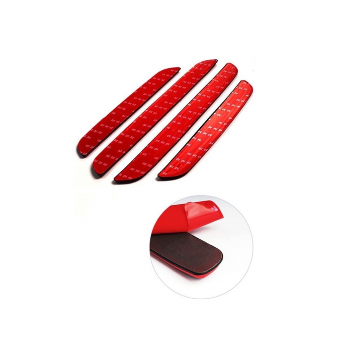 Set 4 ornamente protectie praguri din cauciuc [5]