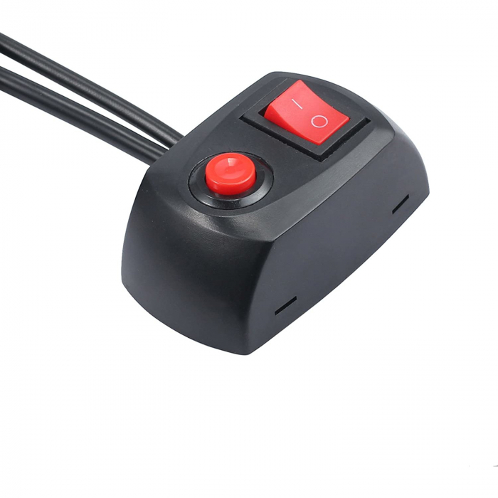 Set 4 lampi LED 6 Leduri, Tip Stroboscop De Avertizare, Galben, Flash, cu Controler, 12V-24V [2]