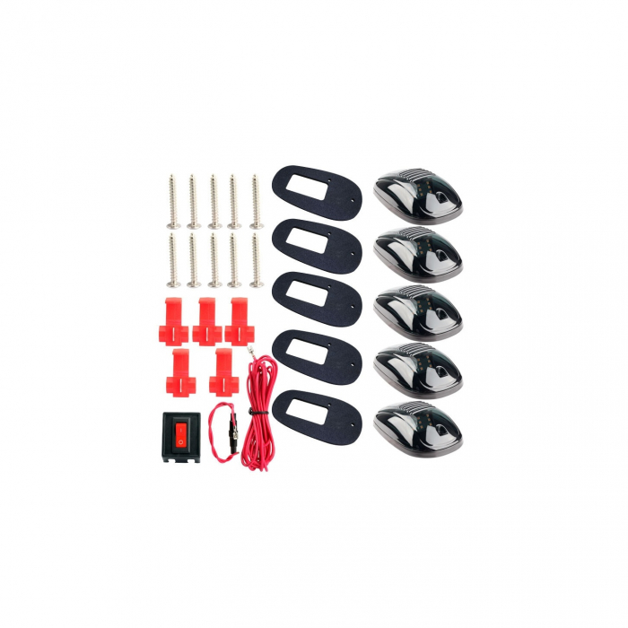 Set 5 lampi plafon LED culoare Galben 12V [5]