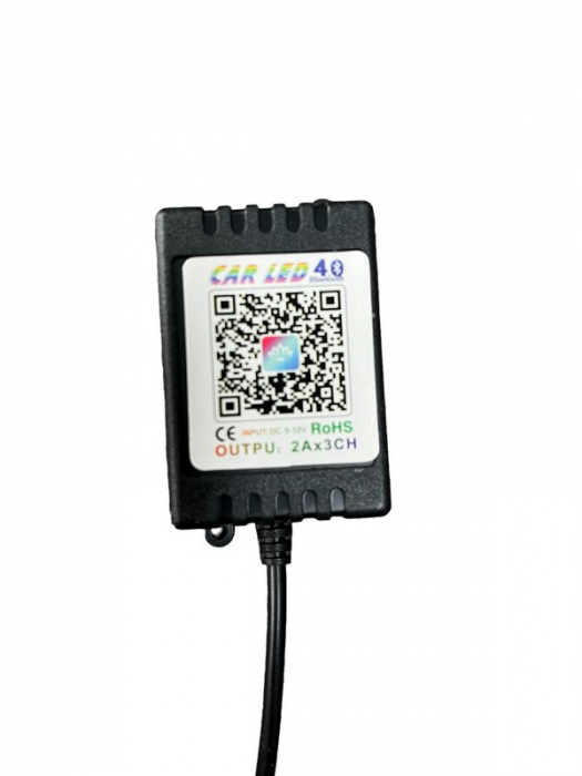 Set 6 lampi cu LED RGB 12V control prin aplicatie telefon. Diverse jocuri de lumini sau lumina continua [4]