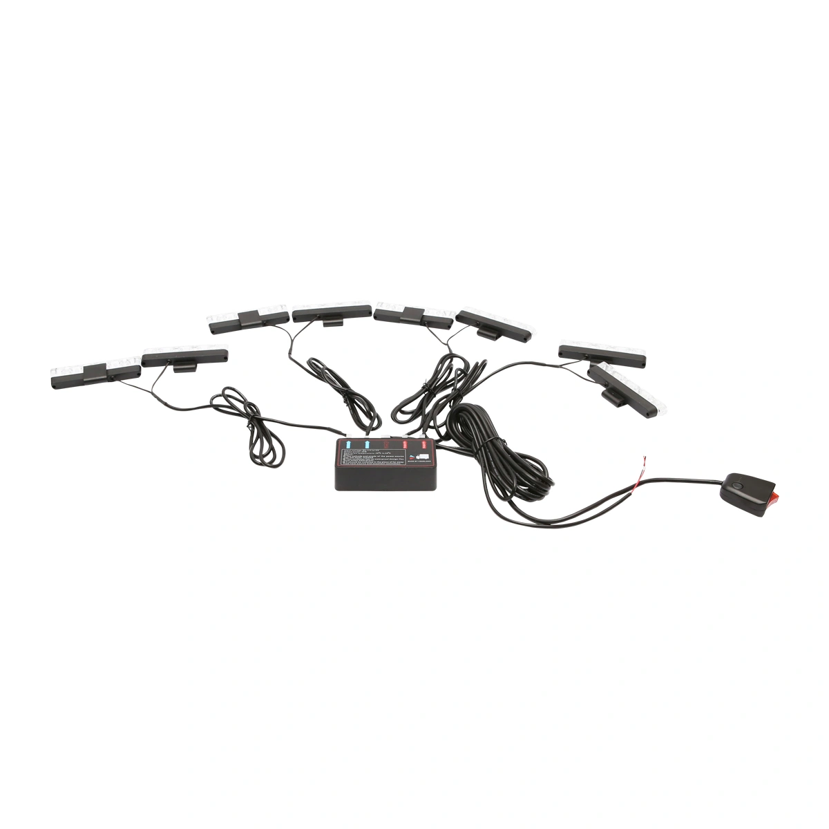 Set 8 stroboscoape 12V  cu 4 LED-uri lumina galbena [2]
