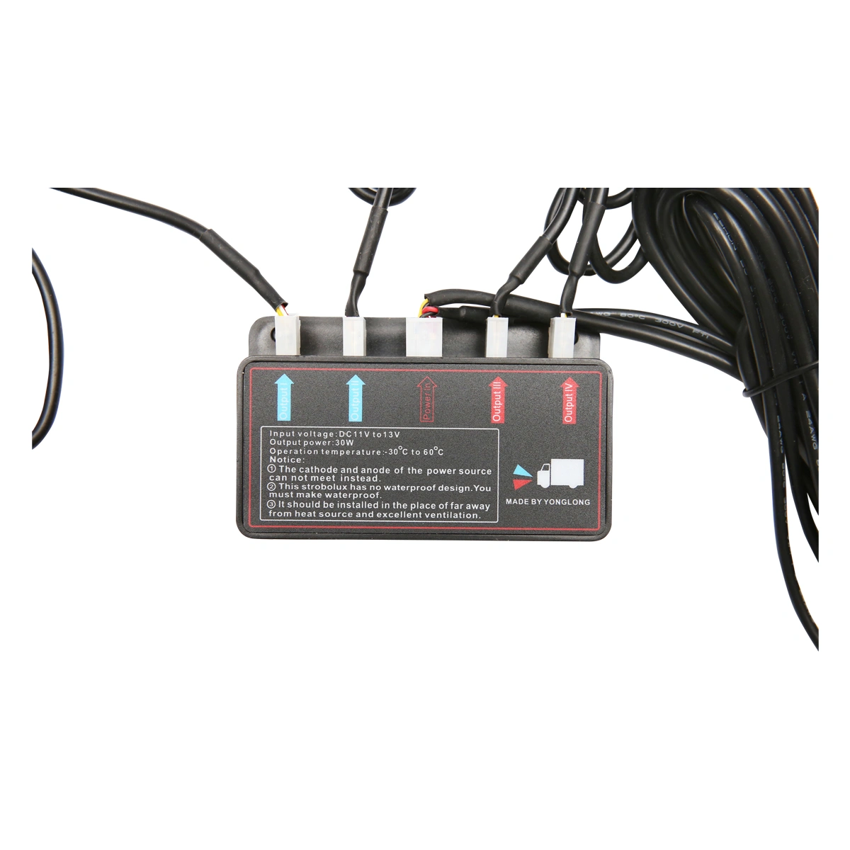 Set 8 stroboscoape 12V  cu 4 LED-uri lumina galbena [4]