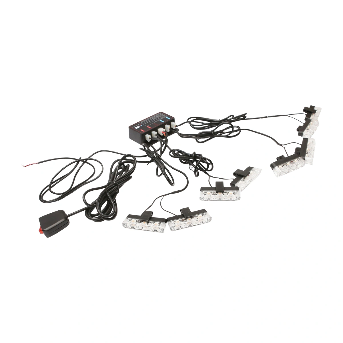 Set 8 stroboscoape cu 3 LED-uri  lumina galbena 12V [2]
