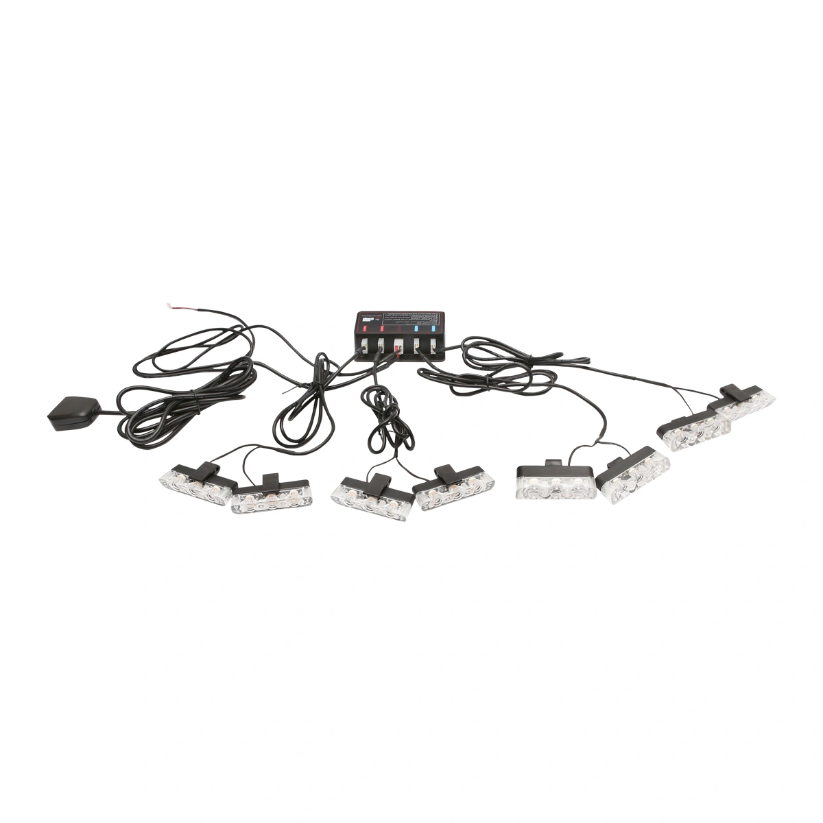 Set 8 stroboscoape cu 3 LED-uri  lumina galbena 12V [1]