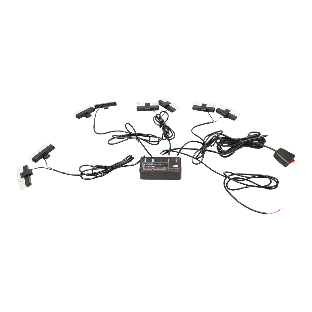 Set 8 stroboscoape cu 3 LED-uri  lumina galbena 12V [3]