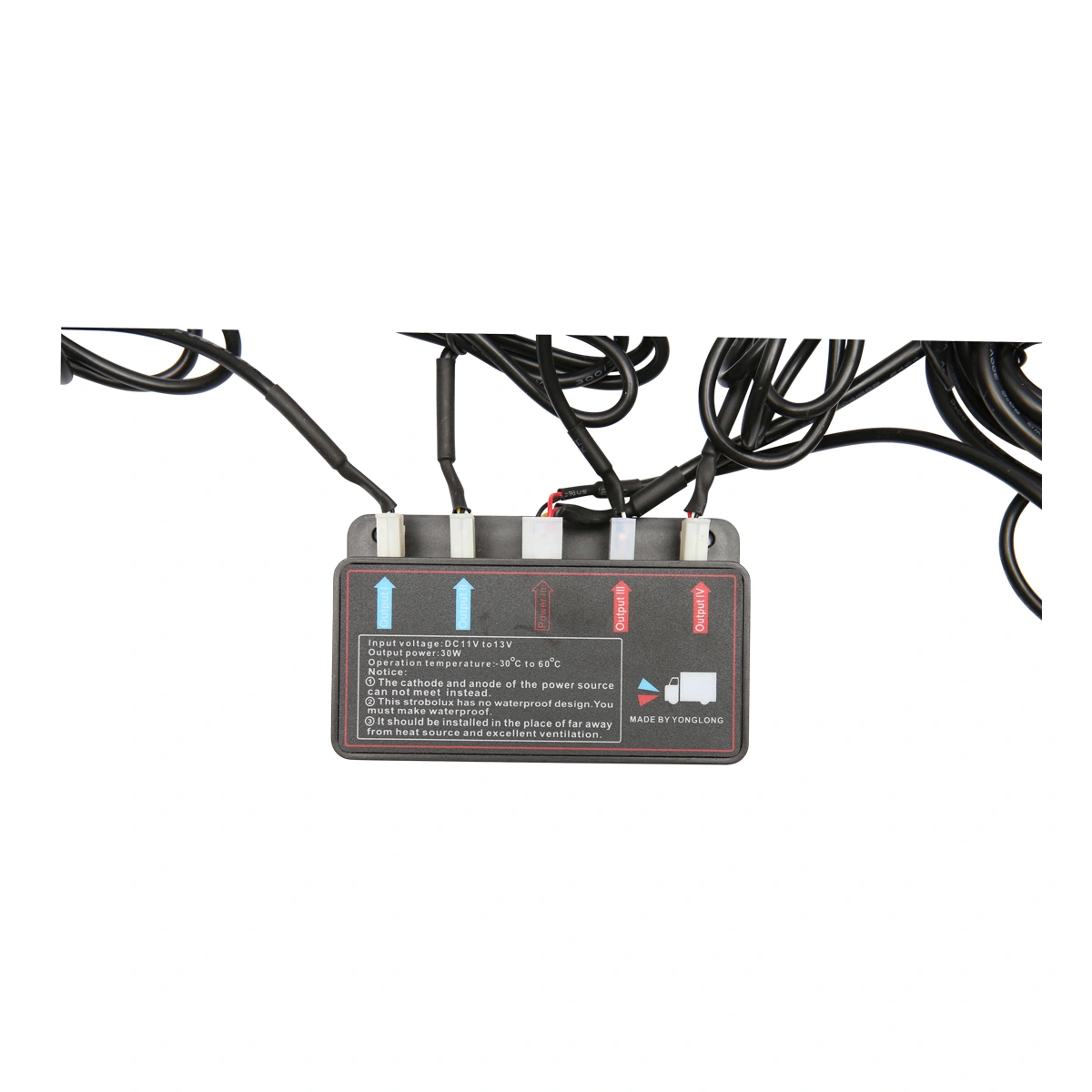 Set 8 stroboscoape LED cu  lumina galbena 12V [5]