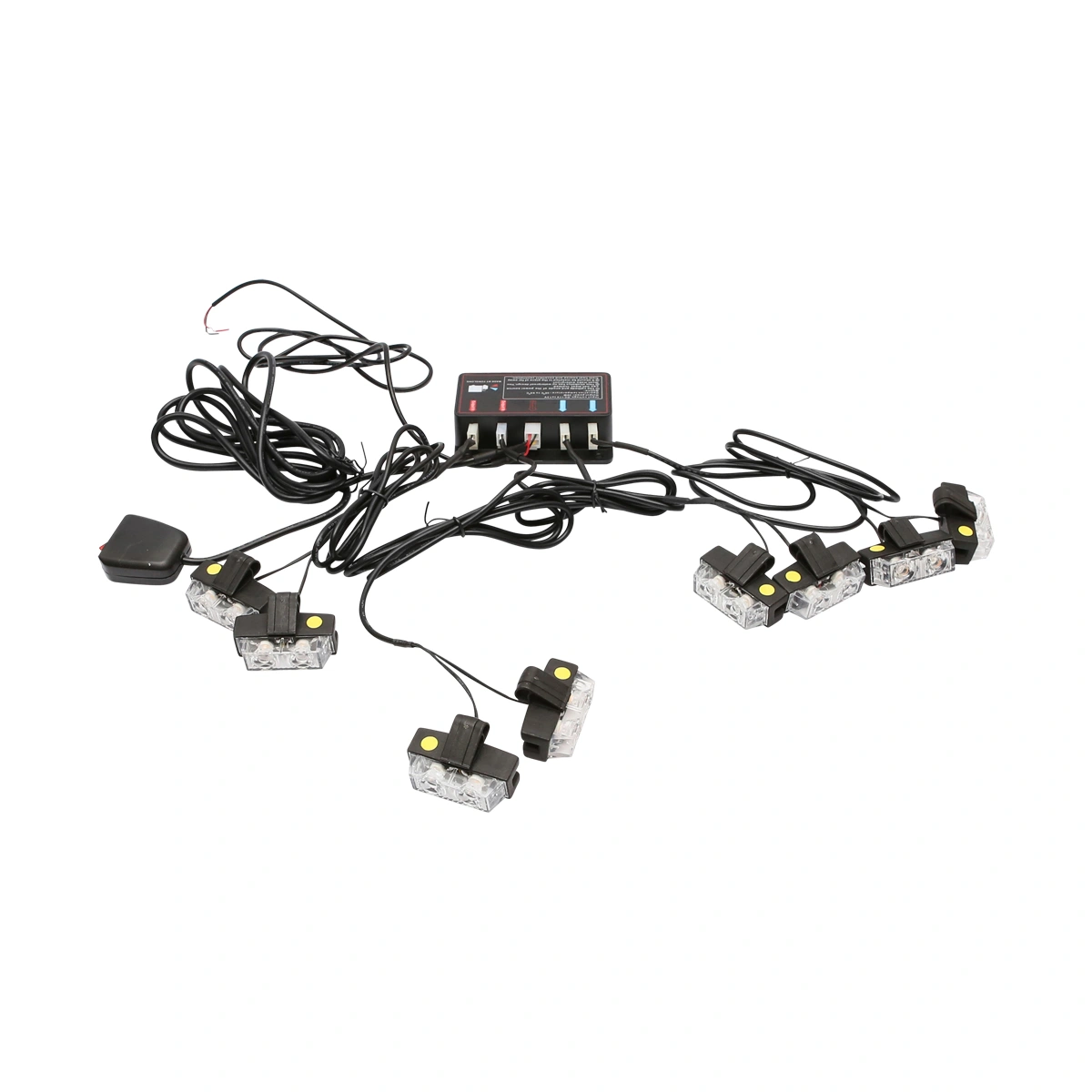Set 8 stroboscoape LED cu  lumina galbena 12V [2]