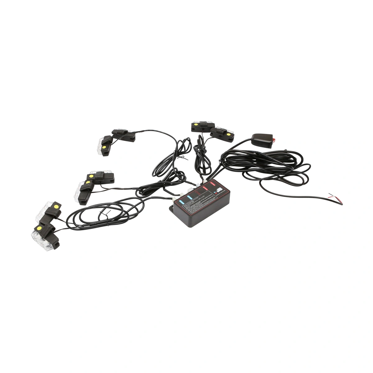 Set 8 stroboscoape LED cu  lumina galbena 12V [4]