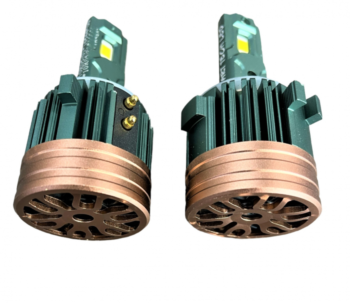 Set Becuri H7 cu LED 3570 50w CANBUS 4800lumen 6000k Voltaj: 12-24V [1]