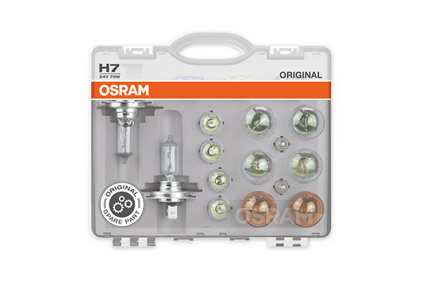 Set Becuri Auto De Rezerva Camion 24V H7 Osram [1]
