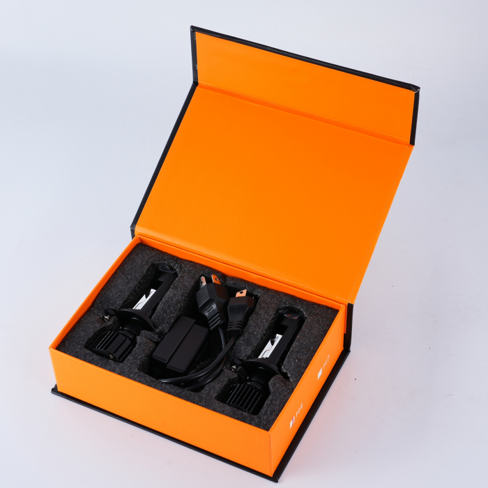 Set Becuri auto H4 LED cu lupa, Y10 , 200%, 60W 6400LM, 6000K, 360° Canbus - 12V [18]