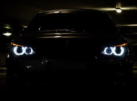 Set becuri  LED Angel Eyes, 12V pentru BMW E90 E91 cu Canbus [4]
