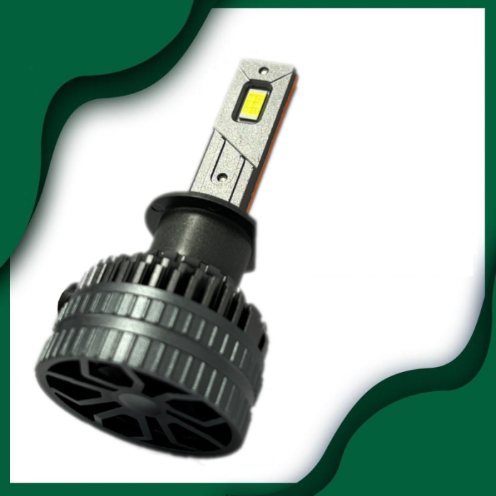 Set becuri LED H1 - 12V-24V, 60W, 6500LM, 6000K, CANBUS fara erori [6]