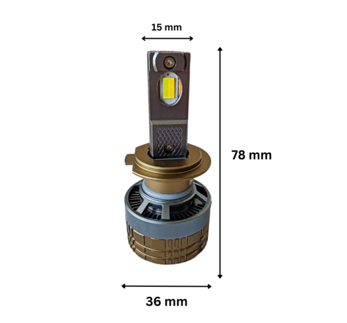 Set Becuri LED H7 Smart – CSP Dual Color 3500K – 6500K, Bluetooth APP, CANBUS, 70W, 12-24V [4]
