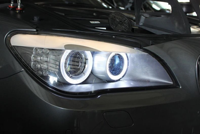 Set becuri LED H8 40W Angel Eyes pentru BMW – CANBUS, lumina alba rece, Plug & Play [6]