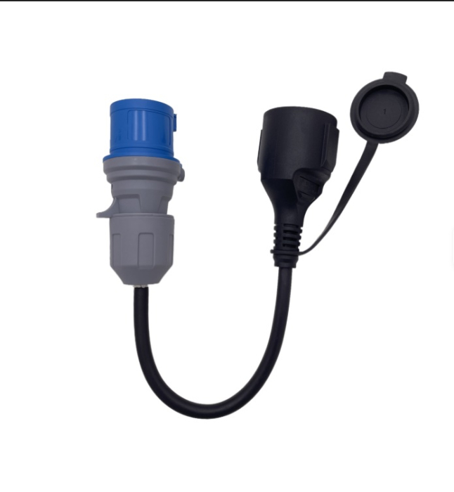 Set cabluri alimentare camping CEE - adaptor CEE la Schuko + cablu prelungitor 15 m, 230 V, 16 A [12]