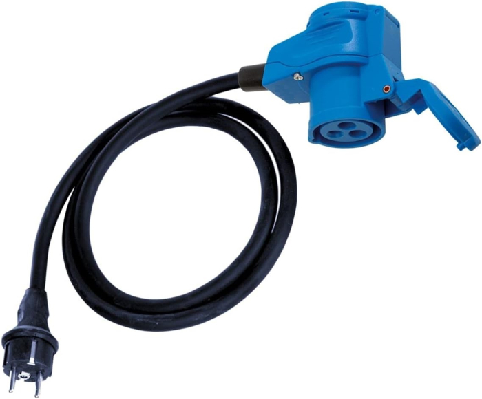 Set cabluri alimentare camping CEE - adaptor CEE la Schuko + cablu prelungitor 15 m, 230 V, 16 A [7]