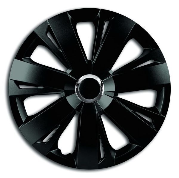 Set Capace Roti 15 inch Negre Cu Inel Cromat Energy [1]
