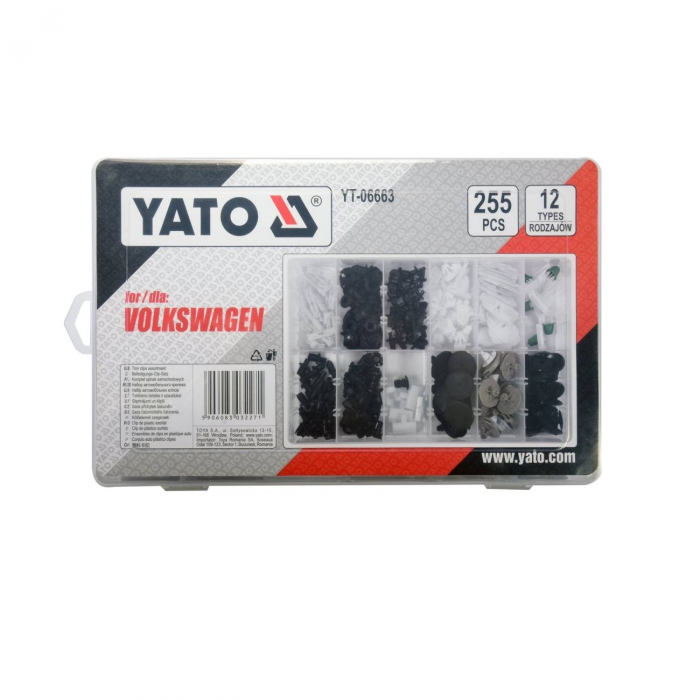 Set clipsuri tapiterie compatibile Volkswagen 225buc [2]