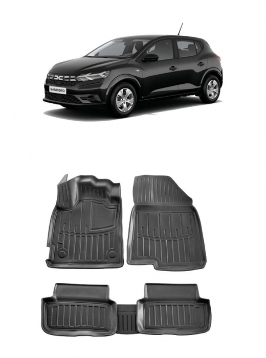 Set Covorase Auto Cauciuc Umbrella Pentru Dacia Sandero III (2020-2025) [1]