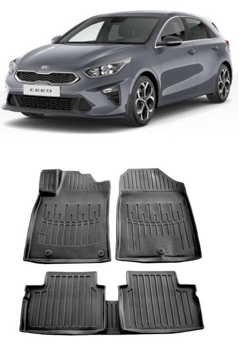 Set Covorase Auto Cauciuc dedicate Kia Ceed III (2018-2022) [1]