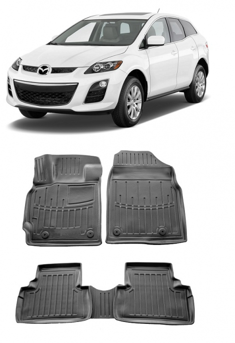 Set Covorase Auto Cauciuc dedicate Mazda CX-7 Versiunea Benzina (2006-2012) [1]